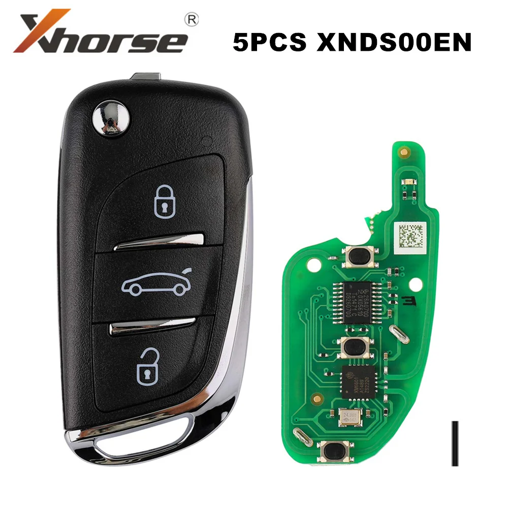 

5 шт. Xhorse XNHO00EN XNDS00EN XNBU01EN XNHY02EN XNFO01EN XNTO00EN XN беспроводная серия дистанционный ключ