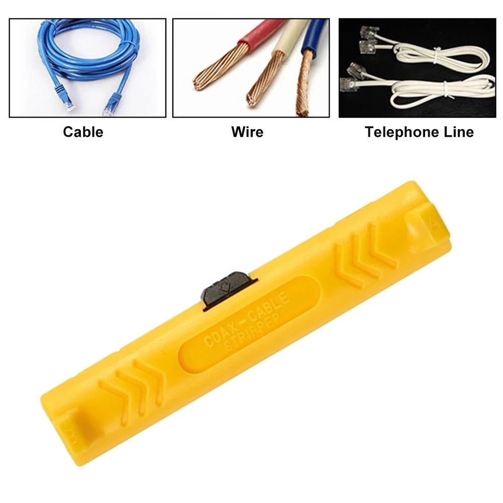 

Multi-function Electric Wire Stripper Pen Wire Cable Pen Cutter Rotary Coaxial Cutter Stripping Machine Pliers Tool Wire Strippe