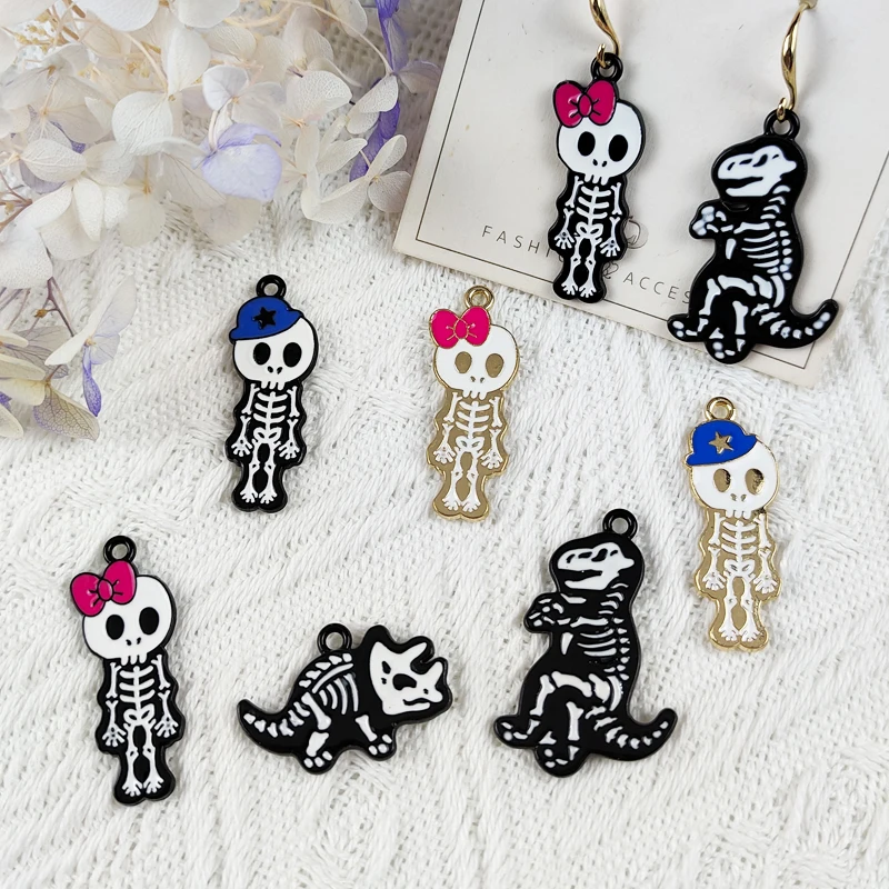 

10 шт./12 шт., эмалированные подвески для украшений