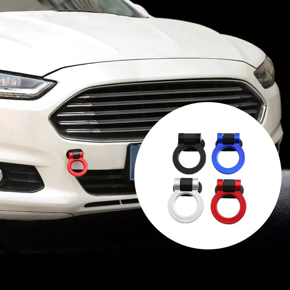 

Automobile accessories New Car Styling Trailer Hooks Sticker Decoration Car Auto Rear Front Trailer Simulation Racing Ring Vehic