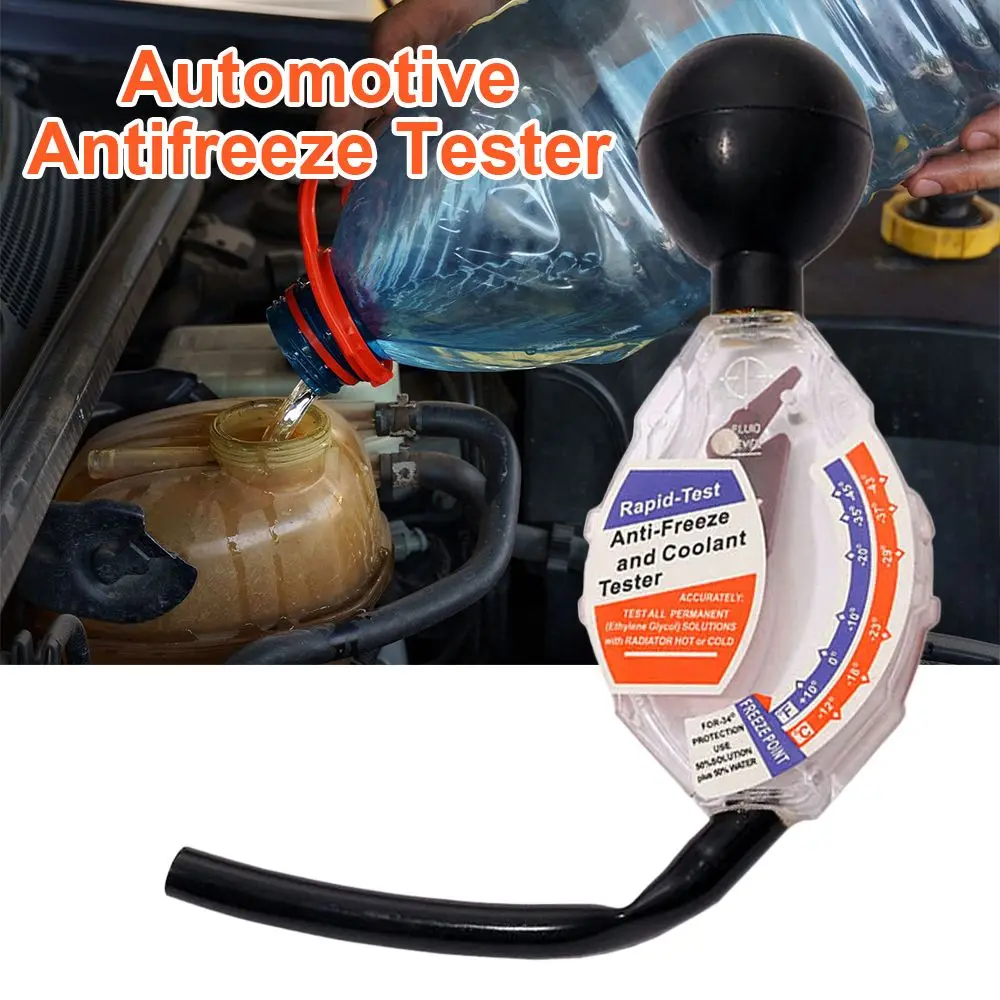 

Fluid Tester High Quality Detection Tool Coolant Tester Automotive Antifreeze Tester Hydrometer Tester Compatible