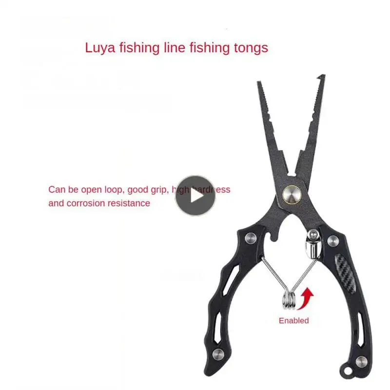 

Treated Fishing Forceps Fishing Pliers High Strength Fishing Line Pliers Stainless Steel Fishing Accessories Luya