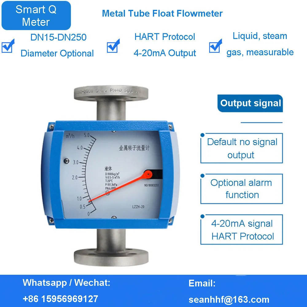 

Metal tube rotor flowmeter gas level small flow pointer direct reading float transmitter anti-corrosion and explosion-proof