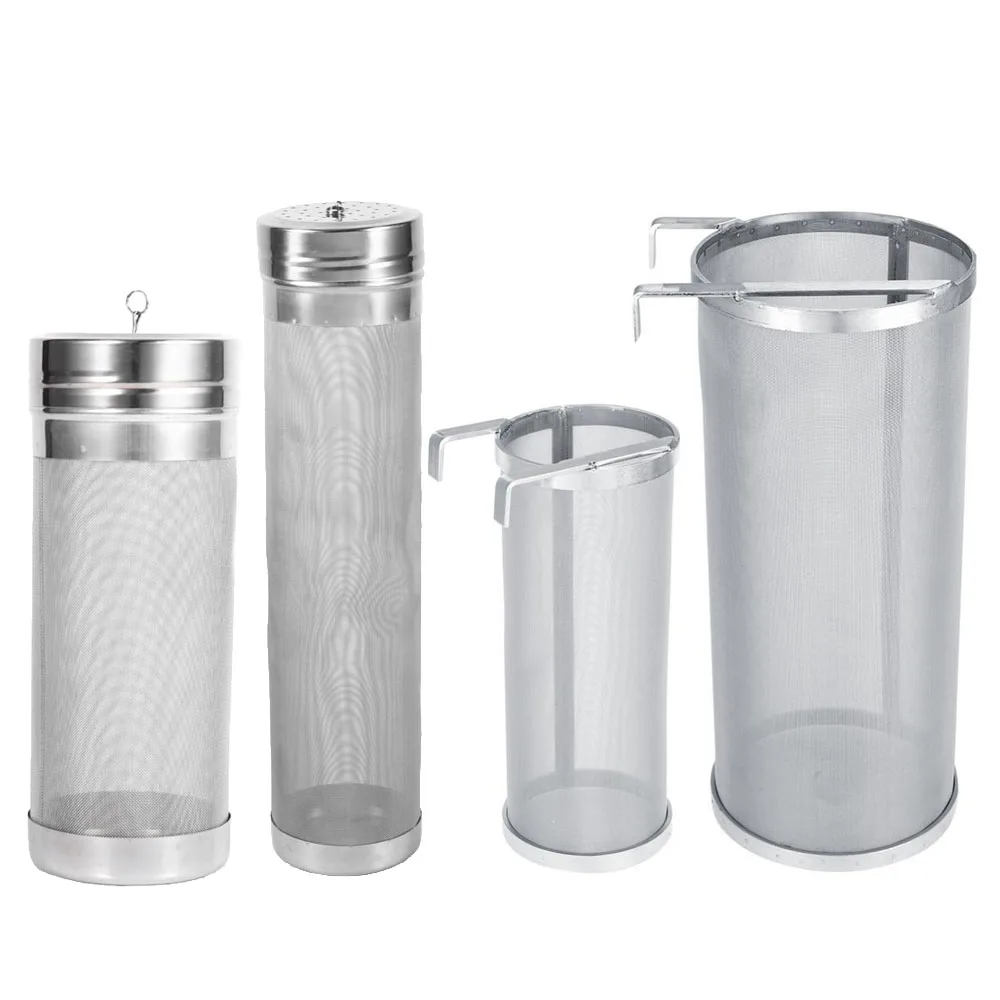 

Multi-style double-hook hanging beer filter cartridge, dry throw hop filter cartridge, beer beverage mesh cartridge