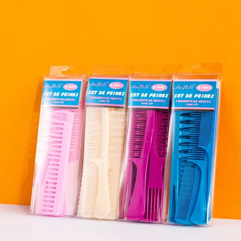 8 шт. парикмахерские расчески многофункциональная расческа для распутывания