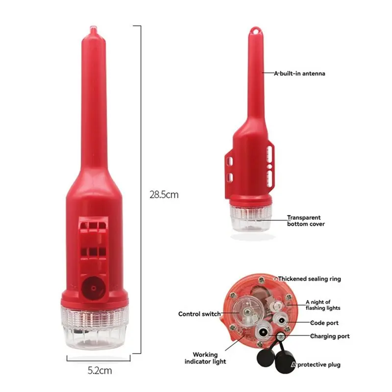 Фото 【РЕКОМЕНДУЮ】868L AIS-трекер-буй с GPS-позиционированием, водонепроницаемый (IPX7), с длительным временем автономной работы и фонариком для лодок №4