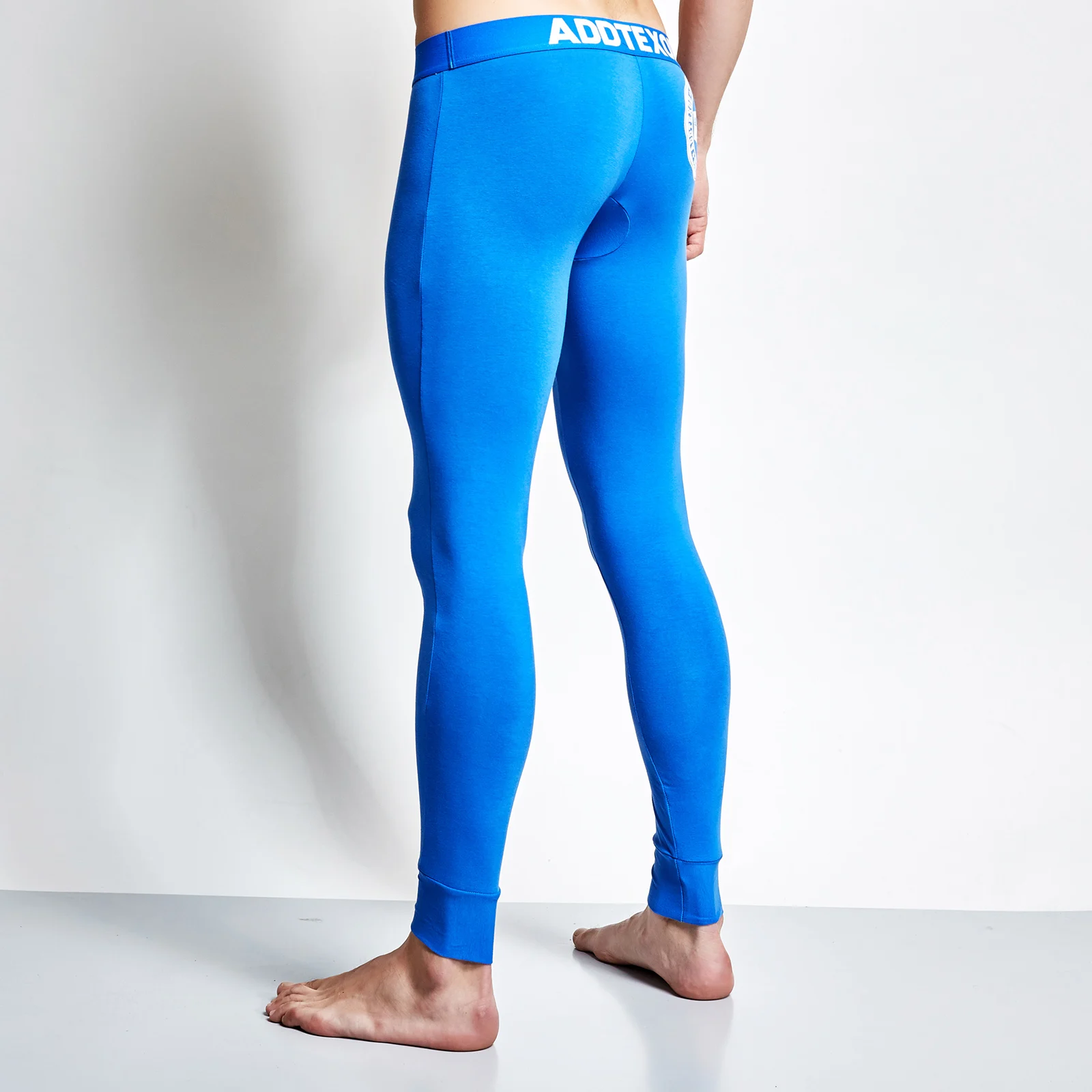 Men Thermal Underwear Winter Keep Warm Long John Pants Cotton Thermo Tight Leggings Elastic Bottoms Bulge Penis Pouch