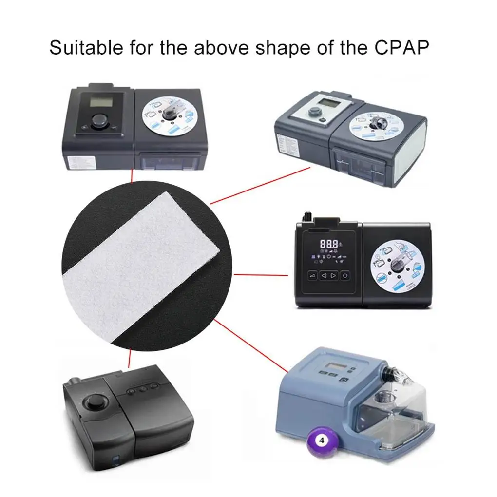 

6 шт одноразовые Сменные белые CPAP фильтры для серии 50/60/M/BiPAP ST