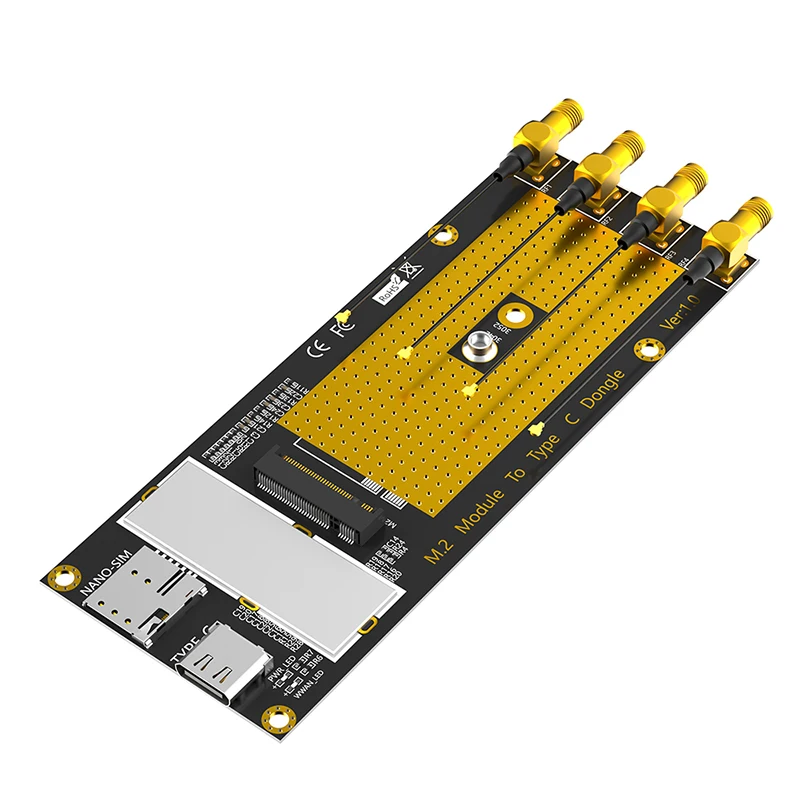 M2 B Ключ 3G/4G/фотоадаптер модуля к сетевому адаптеру типа C с кабелем USB3.0 слот для NANO