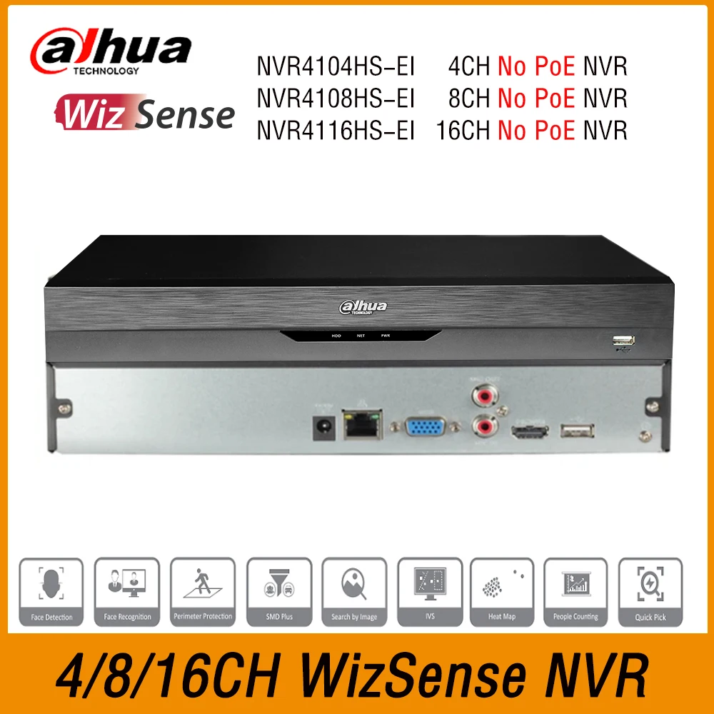 

Dahua NVR4104HS-EI / NVR4108HS-EI / NVR4116HS-EI 4/8/16-канальный сетевой видеорегистратор