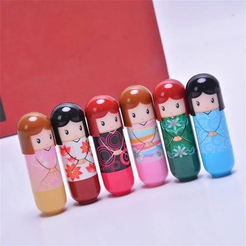 

Japanese Doll Lip Balm Cute Colourless Lip Moisturizing Hydrating Anti-cracking Wrinkle Lipbalm Lipstick Primer Korean Cosmetic