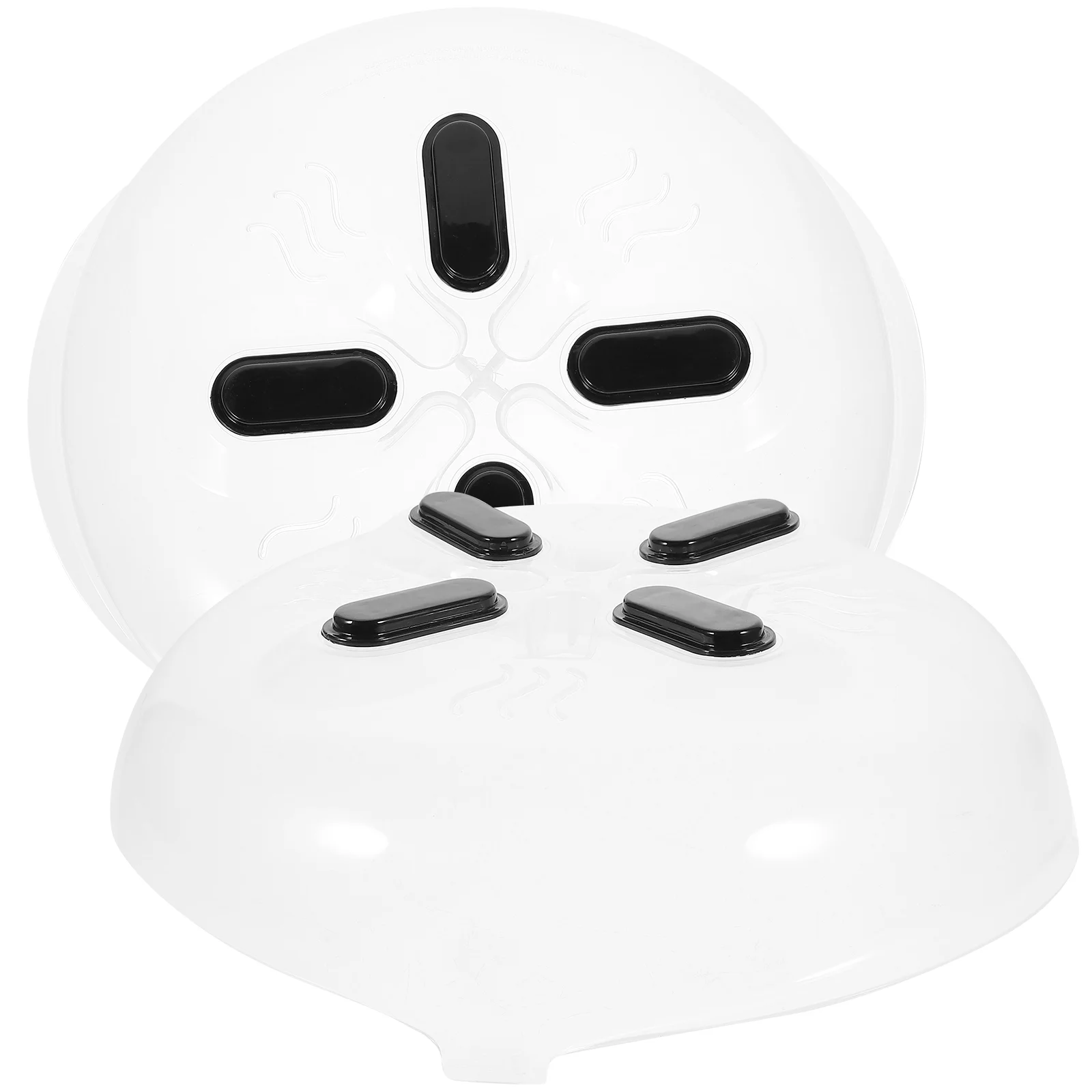 

2pcs Cover Microwave Plate Cover Magnetic Microwave Cover Microwave Splatter Guard Microwave Dish Cover