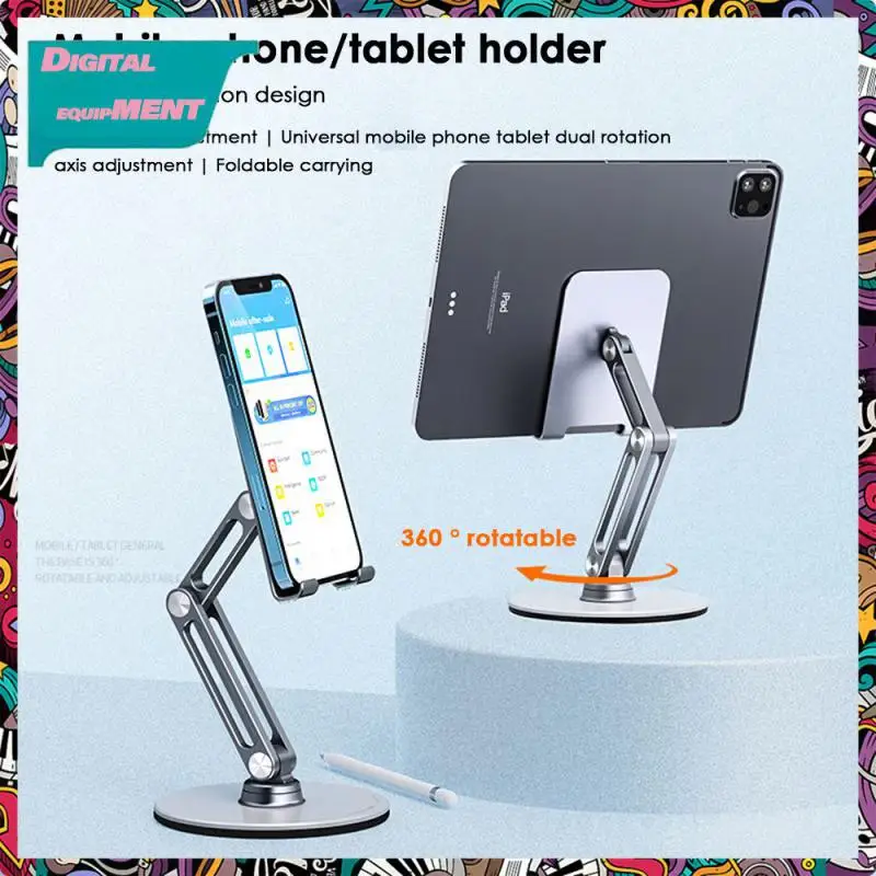 

Stand Foldable Lazy Holder Universal Bracket Aluminum Alloy Multi Angle Desktop Mobile Phone Stand Essential For Lazy People