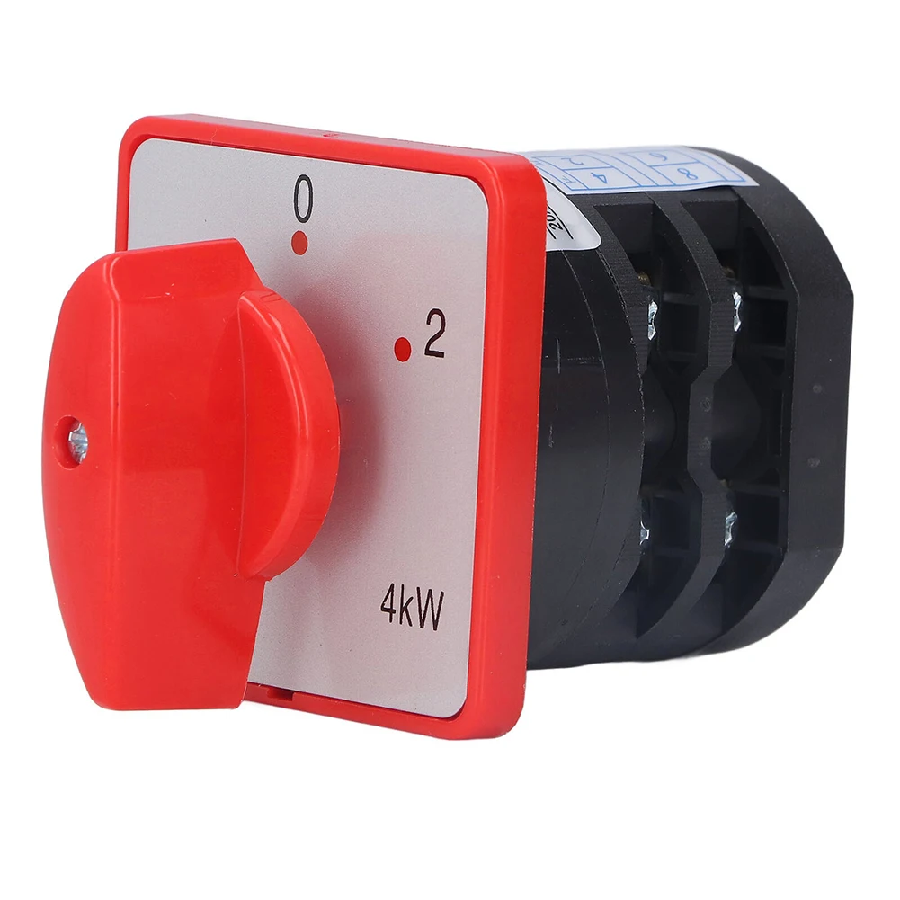 

2 Pole 3 Position Changeover Switch Commutating For Starting 20A AC380V