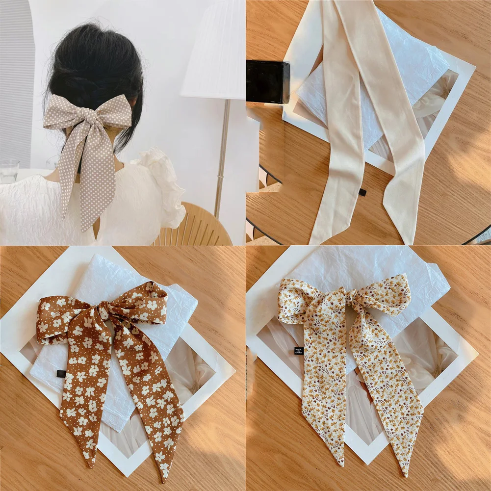 

Small Silk Scarf For Women 2022 New Print Handle Bag Ribbons Brand Fashion Head Scarf Small Long Skinny Scarves Wholesale