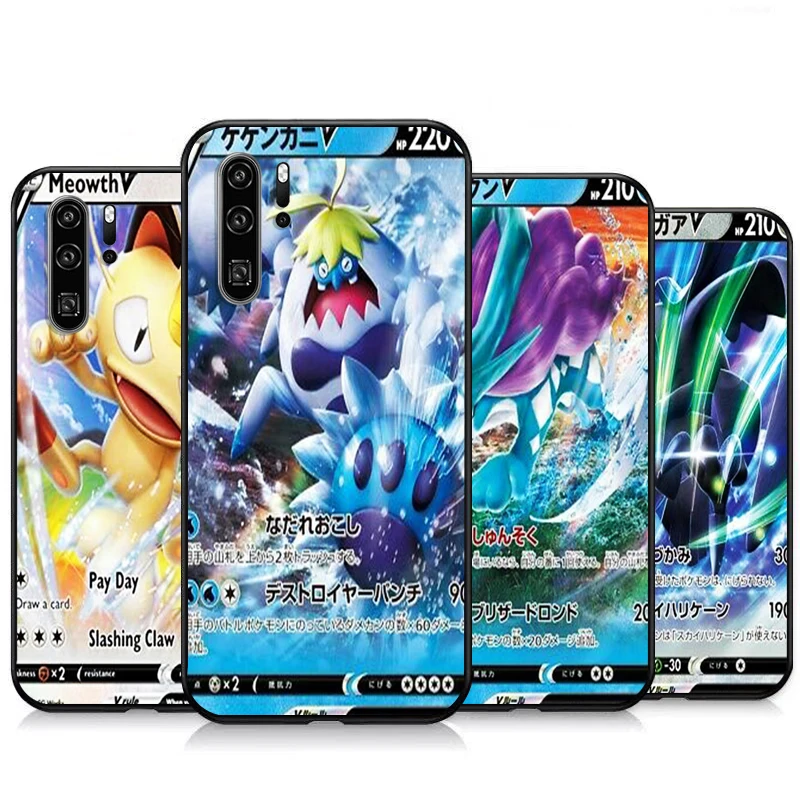 

Pokémon Flash Card Phone Cases For Huawei Honor P Smart Z P Smart 2019 P Smart 2020 P20 P20 Lite P20 Pro Coque Soft TPU