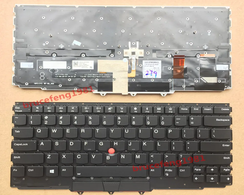 

New for Lenovo Thinkpad X1 YOGA 2018 3ND US Notebook Keyboard