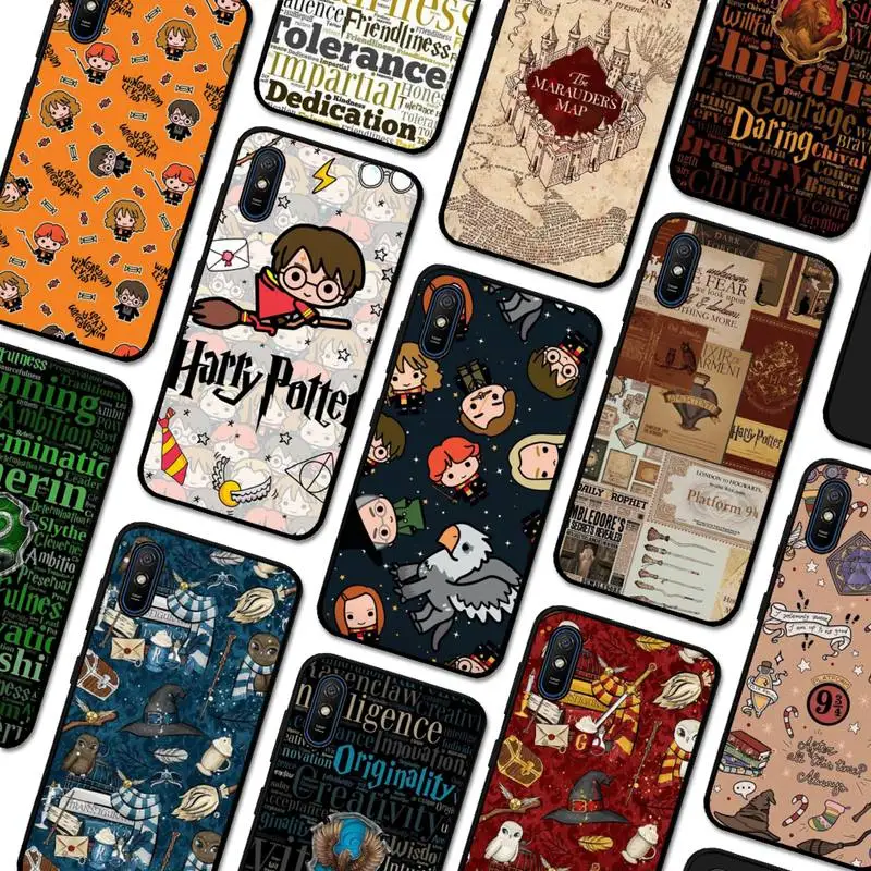 

Magic School Pott Phone Case for Redmi 5 6 7 8 9 A 5plus K20 4X S2 GO 6 K30 pro