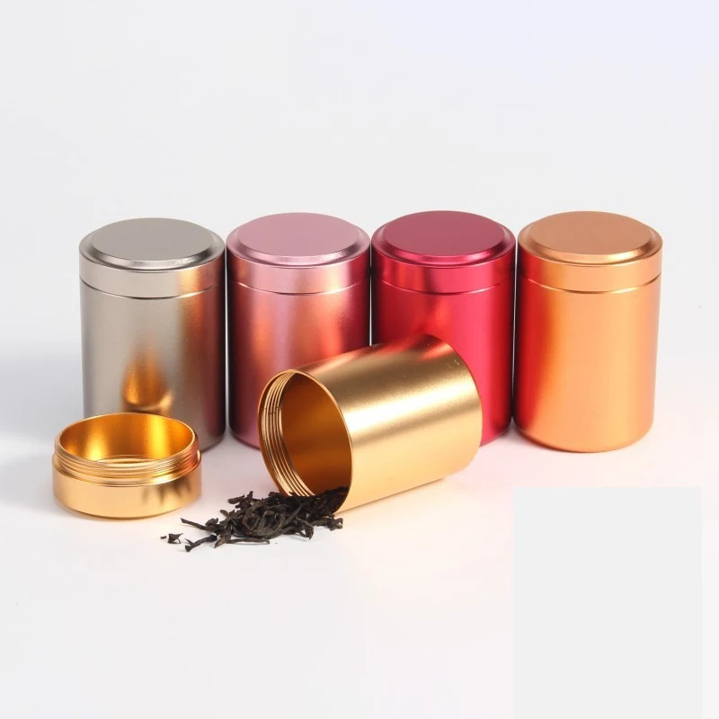 Портативный Алюминиевый Чайник Мини-контейнер Для Хранения Кофе Шоколада Сахара