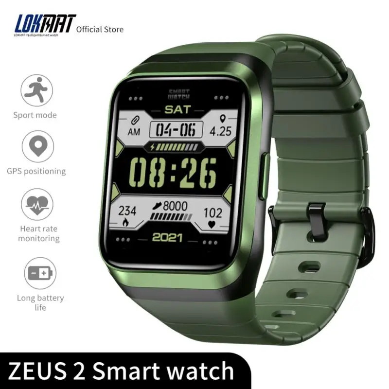 

Смарт-часы ZEUS 2 GPS, водонепроницаемые, с измерением артериального давления