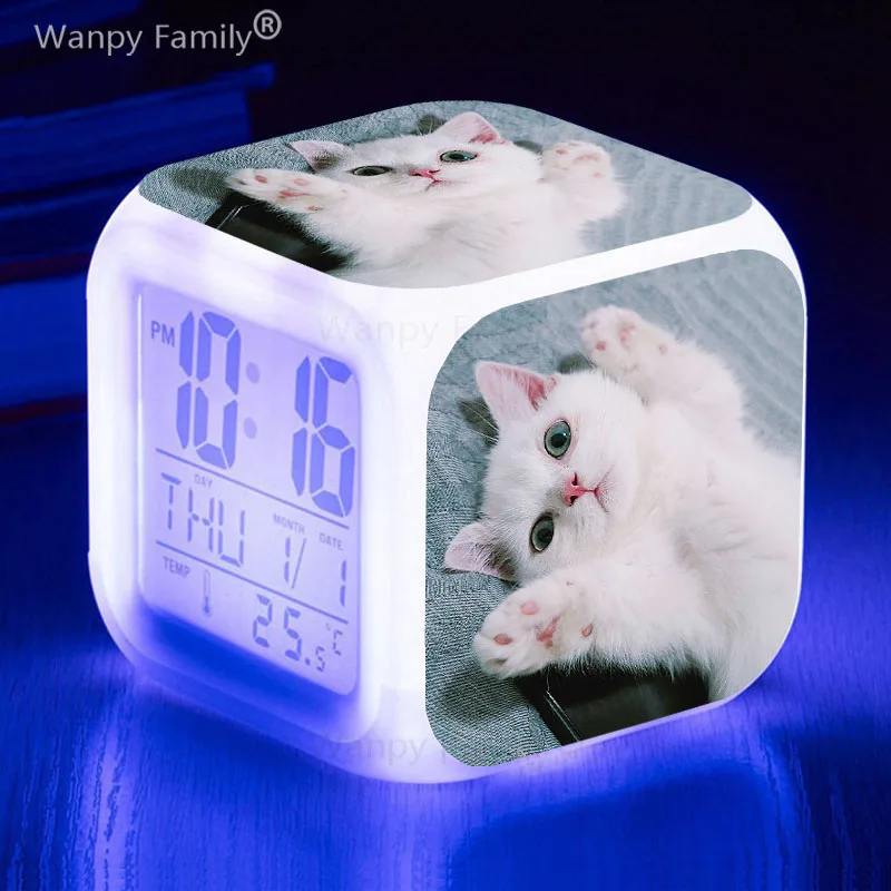 Boys Girls Gifts Kids Room Home Decor Wake Up Timer Portable Desk Clock