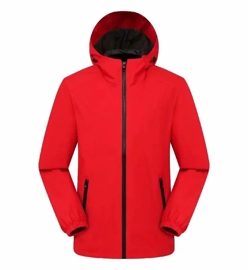 

L Outdoor Jacket Men's And Women's Windproof Waterproof Breathable Solid Color Sportswear Coat Clothing Thin Spring