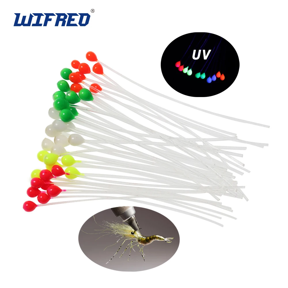 

Wifreo 60PC 2mm 3mm Fluorescent Crab Shrimp Eyes Tuna Pike Salmon Saltwater Fishing Flies Tying Materials Fly Eye Red Blue Green