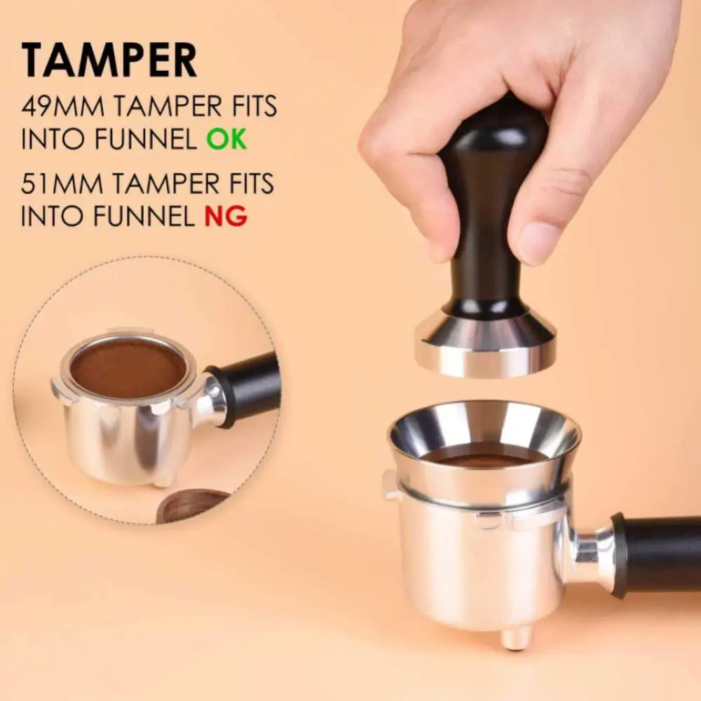 

Machine Accessoires Coffee Magnetic Filter Holder 51/54mm Brewing Bowl Coffee Powder Funnel Portafilter Newest Portable Hot 2023