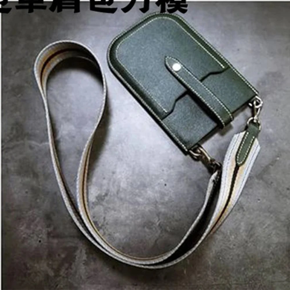 Сумка для мобильного телефона сумка через плечо кожаные ремесленные штампы нож