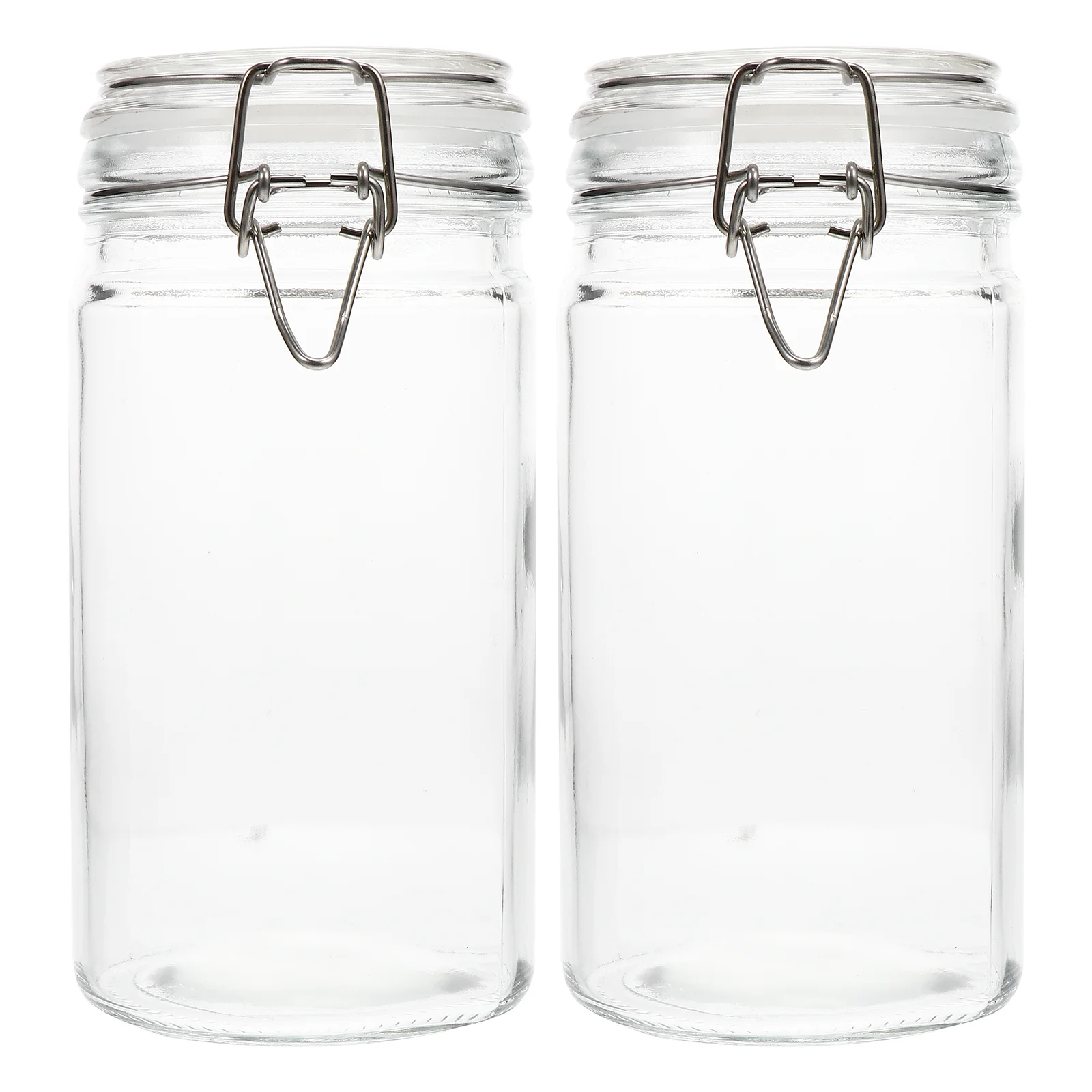 

2 шт., прозрачные стеклянные банки для хранения еды