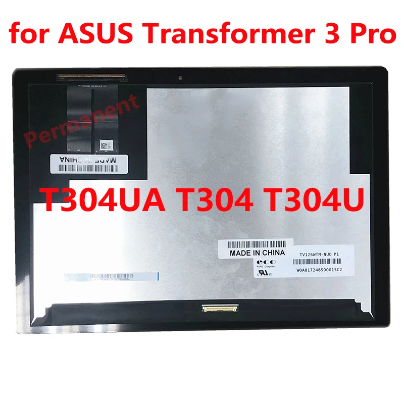 

Новый и оригинальный сенсорный дисплей матричный ЖК-экран для планшета ASUS Transformer 3 Pro T304UA T304 T304U 12,6 дюймов сенсорный экран