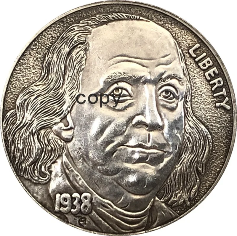 

Античный серебряный доллар 1938, американская монета Моргана, рукоделие, коллекция монет, копия монет