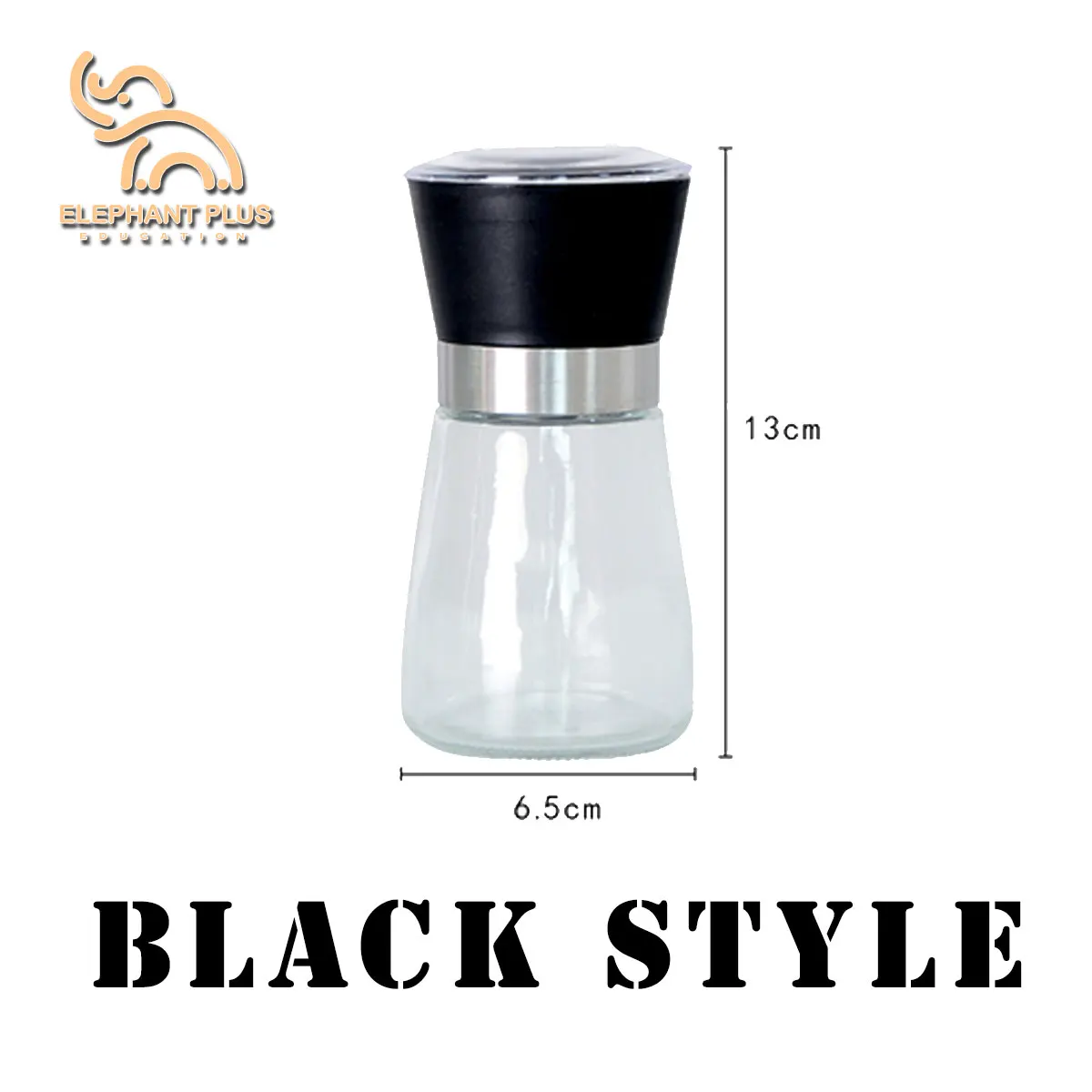 

Безсвинцовая стеклянная мельница для перца — ручная мельница для морской соли, перца и специй | Невероятность частиц можно скоррегулировать