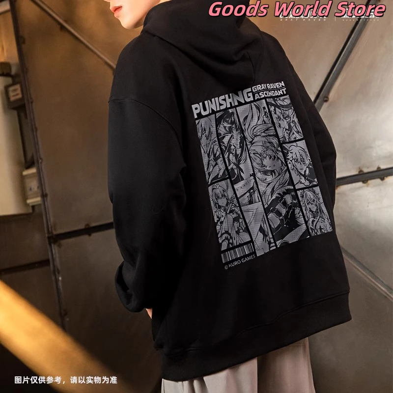 Оригинальная толстовка с рисунком Punishing Grey Raven Kurogame официальный костюм аниме для