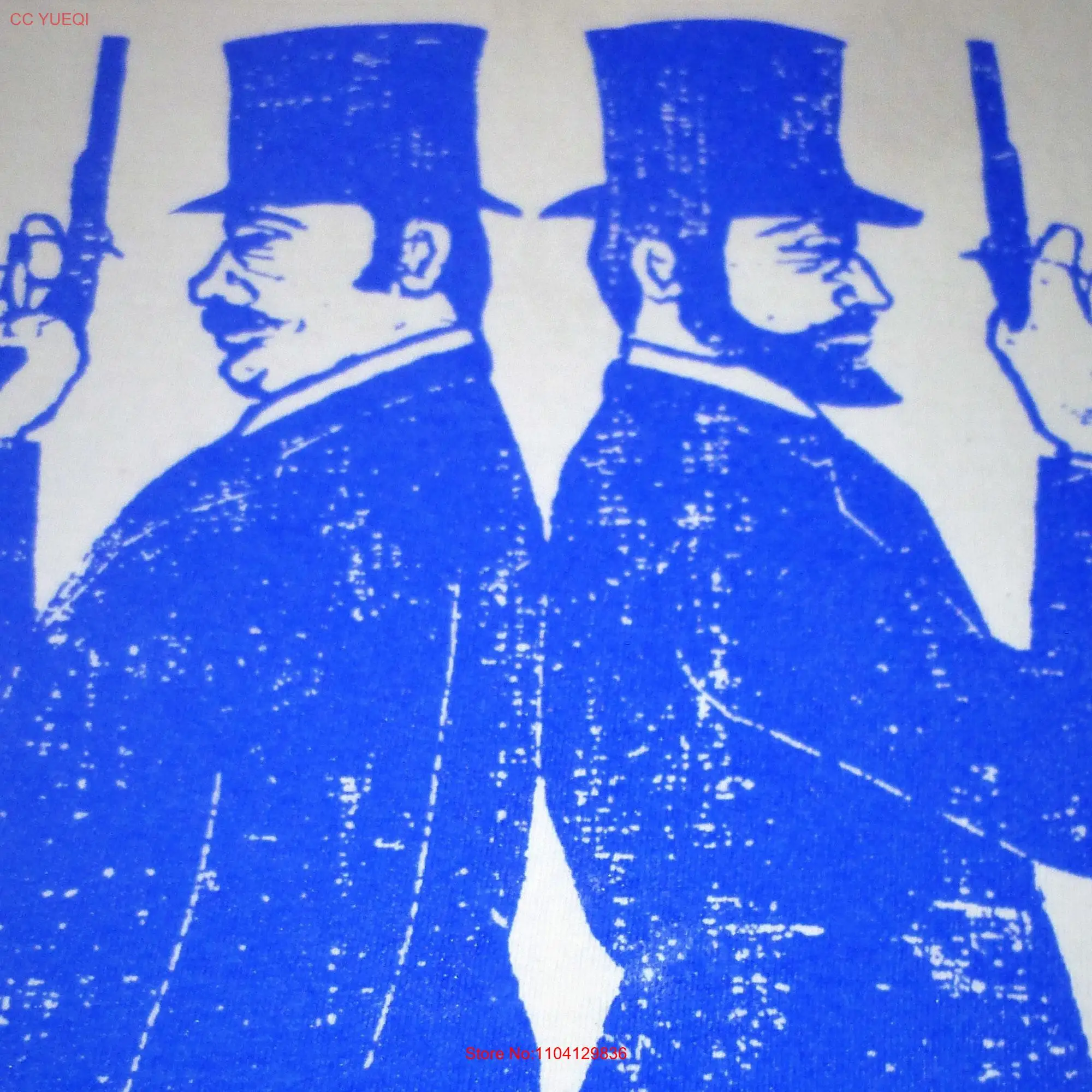 Футболка DUEL 1800 с длинным или коротким рукавом изображением старого пистолета