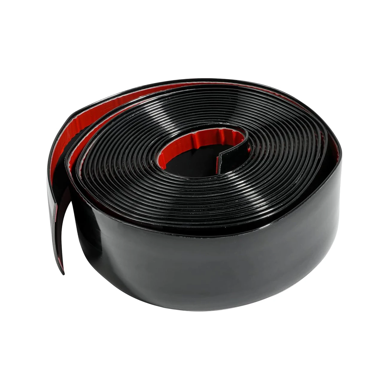 50 мм x 5 м глянцевая черная Автомобильная боковая Стайлинг Литье отделка полоса 16 футов Авто внешний интерьер Универсальный бампер дверь кузов задняя дверь