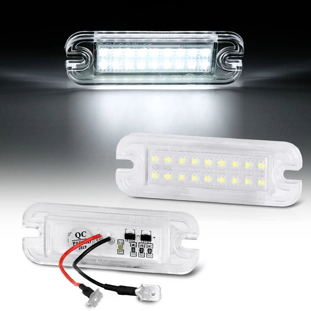 

2 шт. для Mercedes Benz G-Class G55 G63 G65 G500 G550 W463 светодиодные лампы освещения номерного знака автомобильные аксессуары OEM # A 4638200356