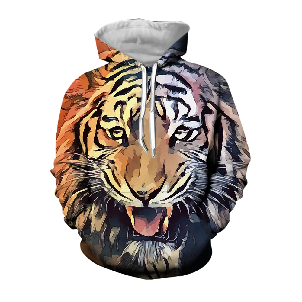 

Jumeast 3d Print Handpainted Tiger Hoodies Kpop Winter Overfit Hooded Sweatshirt Flipper Zero Hacker Drip Sportswear Men Clothes