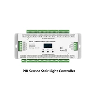 pir sensor stair light controller with daylight detect suitable for 27 kinds of ic digital rgb 32 channel constant voltage strip