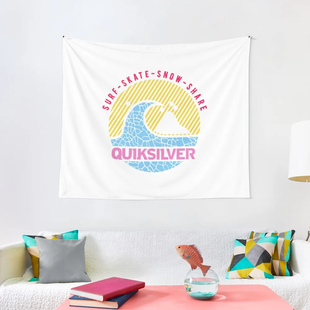 

Colorful Logos Of The Surf Brand Tapestry Fashion Room Decor Pattern Print Tapestry Wall Bedroom Carpet Bed Sheets