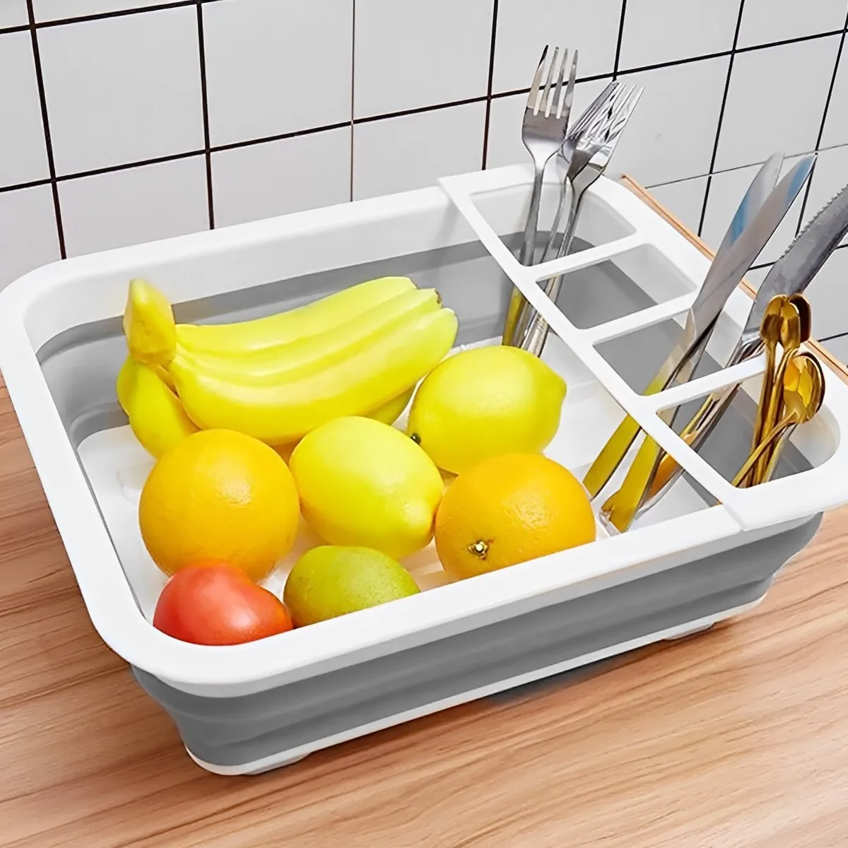 

Сушилка для посуды Складная Компактная сушилка для посуды Органайзер Складная портативная посуда стойка для хранения Моющаяся