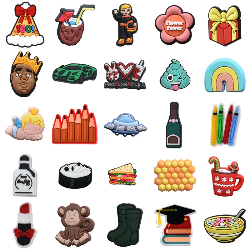 

Оптовая продажа, подарочная упаковка для мужчин и женщин, аксессуары для обуви для мальчиков и девочек, подвески для обуви, комплект очарова...