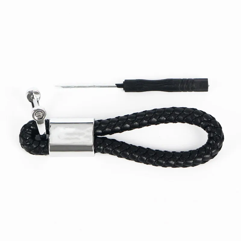 

Car Styling 3D Metal Braided Rope Keychain Key ring For Audi A1 A3 8P A4 B5 B6 B7 B8 A5 A6 C5 C6 C7 A7 A8 Q3 Q5 Q7