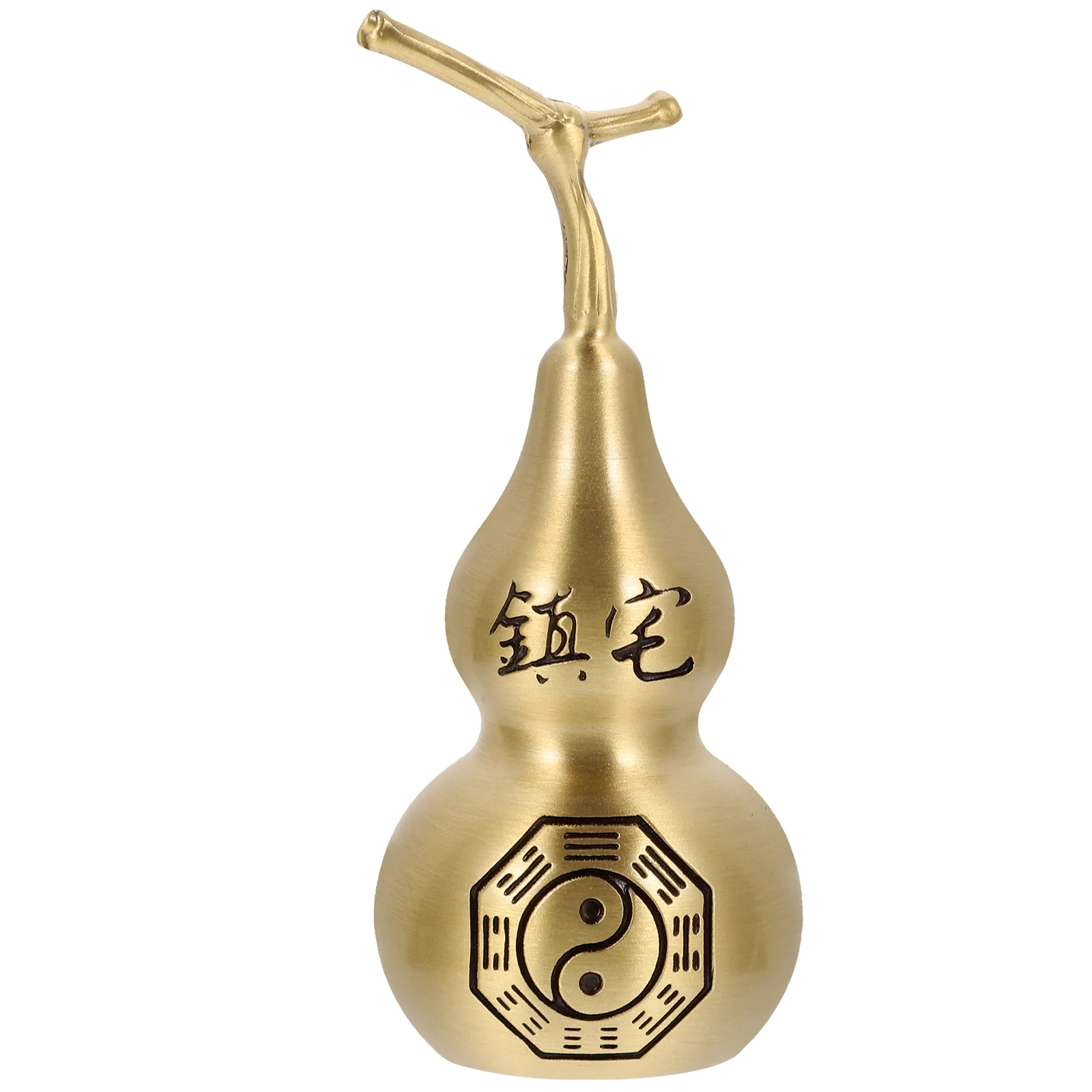 

Gourd Copper Lou Wu Statue Feng Decor Shui Chinese Craft Ornament Figurine Lu Hu Wealth Desktop Luck Fengshui Brass Figure Good