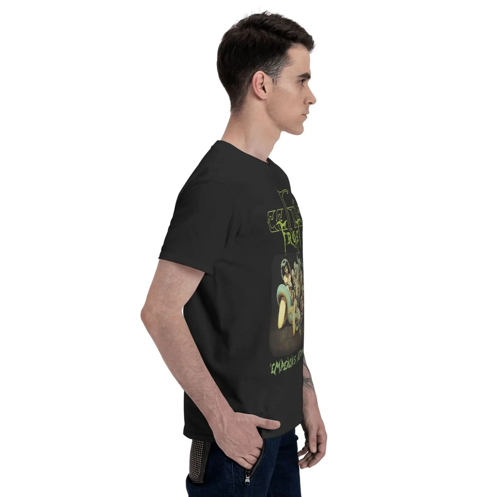 Футболка мужская оверсайз с коротким рукавом принтом мертвой морозы |