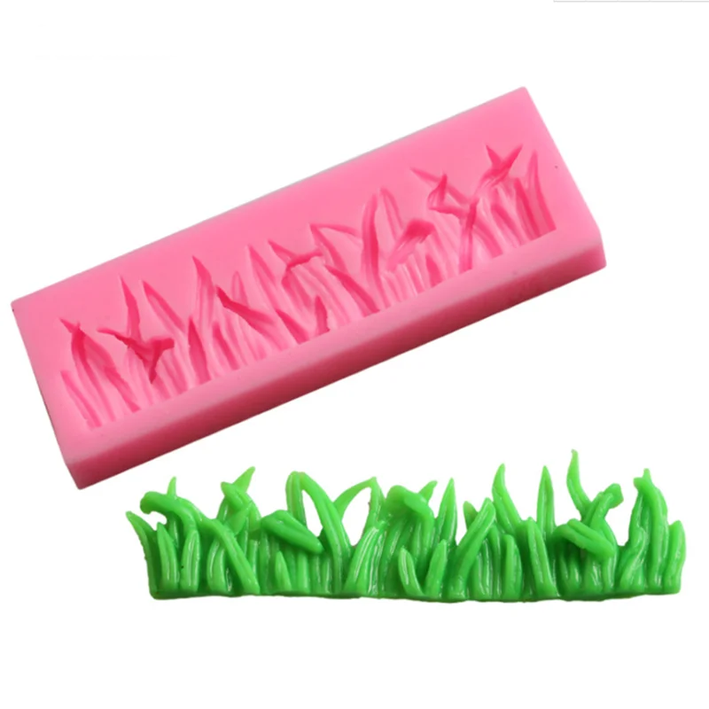 

Green Grass Lawn Cake Mold Fondant Cake 3D Food Grade Silicone Mould DIY Baking Tools Sugar Lace Mold Chocolate Bakeware