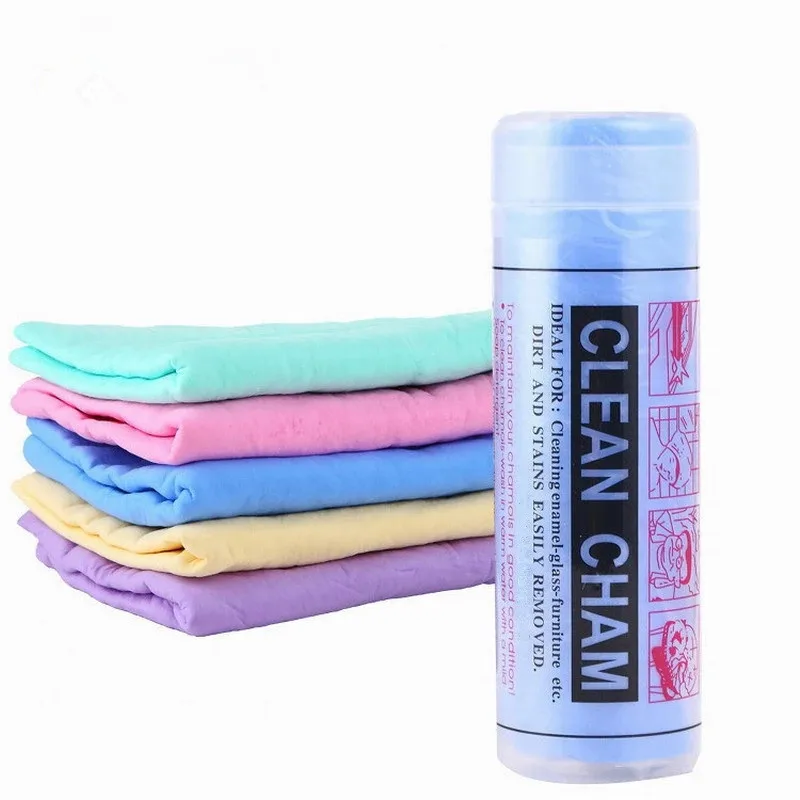 

Magical Auto Care Suede PVA Deerskin Chamois Towels Car Cleaning Cham Towel Wash Cloth Sponge Super absorbent 43cm*32cm