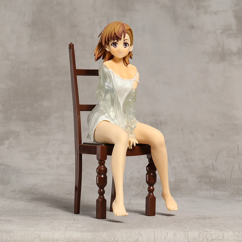 

A Certain Scientific Railgun Mikoto Misaka Relax Time PVC Figure Model Doll Toy Colletible Figurals