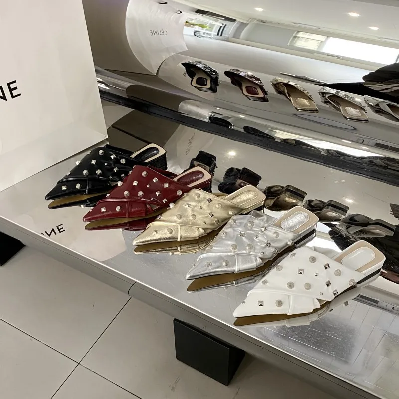 Новинка весна-лето 2024 Корейская версия модные сандалии с имитацией ивы