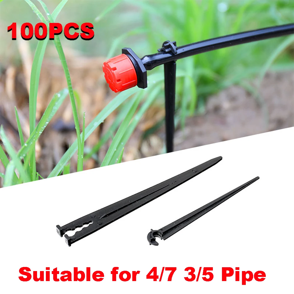 

100 шт. 4/7 3/5 капиллярный капельный шланг для капельного орошения с фиксированной пробкой, капельница для сельского хозяйства, инструменты дл...